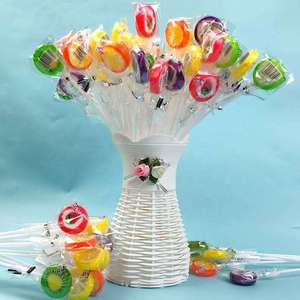 Colorato duro lecca lecca Stick Candy fruttato di <span class=keywords><strong>zucchero</strong></span> aromatizzato confezionato in sacchetto - Product Image 1