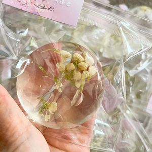 Balle anti-stress classique parfumée Osmanthus Jasmin Rose, faite à la main, unisexe, design rond en plastique, jouet à presser pour la décoration de bureau - Product Image 3