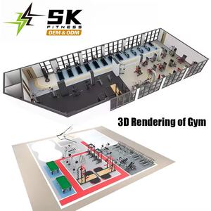 SK 2026 500sq Ticari Ayarlanabilir Çok Amaçlı Spor Aleti Seti Göğüs Presi Kol Bacak Güçlendirme Yüksek Alçak Sırt Ekstansiyonu Spor Salonu - Product Image 3
