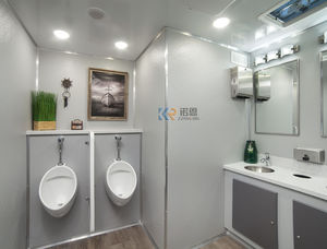 Toilettes mobiles de luxe pour extérieur, portables, à nettoyage automatique, toilettes publiques à compostage, salle de bain écologique avec douche - Product Image 5