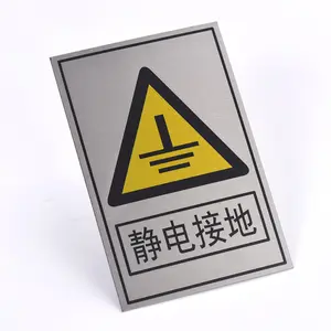 Logotipo grabado ascensor venta al por mayor placa de identificación de metal personalizado grabado al ácido de acero inoxidable placa de datos máquina de impresión Europa YM