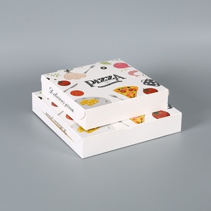 Scatola per Pizza 6/7/8/9/10 Pollici con Motivi Cartoon, Contenitore Rettangolare per Asporto di Frutta, Verdura e Waffle - Product Image 2