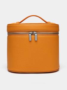 Boîte à cosmétiques de luxe en PU souple pour femmes, grande trousse de voyage pour soins de la peau avec fermeture éclair, logo personnalisé - Product Image 5
