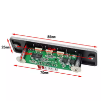 Lecteur de carte SD, carte de décodage MP3 stéréo double canal avec module amplificateur 2 * 3W, module de petite enceinte 5V