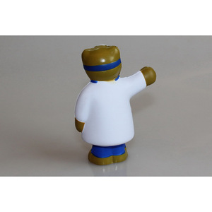 Brown Bear Doctor Shape High <b>Rebound</b> Toy Fidget Stress Reliever For Kids Age 2 To 4 Years Unisex Plastic Fun Gift Decor - Product Image 4