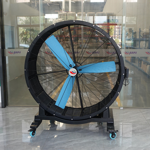 JULAI 1.5 m büyük zemin ayakta fan tekerlekler ile 4.9 ft büyük hava hacmi endüstriyel davul fan - Product Image 2