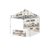 Tente de réception élégante et pliable, légère, industrielle, toutes saisons, 3x3m, publicité, logo personnalisé, multi-usages, utilisation en extérieur