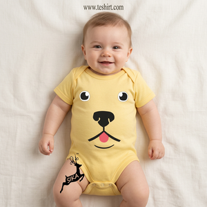 Tirupur Organic Bamboo Fiber Printed Newborn Unisex Baby Romper Soft European Vintage Summer Infant Clothing Snap Button Closure - Product Image 1