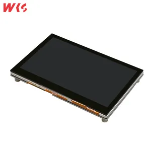 Pantalla táctil capacitiva de alta definición para Raspberry Pi 4b 3b, IPS, 4,3 pulgadas, 800x480, TFT, LCD