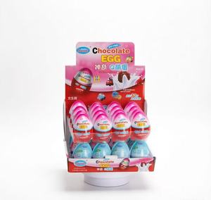 Huevo de Chocolate Sorpresa con Juguete, 25g, Bola de Cacao con Crema de Leche, con Mini Juguete Sorpresa <span class=keywords><strong>en</strong></span> el Interior, 30 Estilos, Venta al por Mayor para Niños, Fábrica OEM - Product Image 1