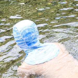 Masque de protection solaire d'été pour hommes et femmes jouant en plein air dans l'eau Masque de natation respirant Protection UV Visage Gini - Product Image 2