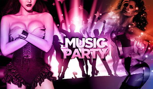 Carta da Parati Murale Personalizzata con Ragazze in Bikini Sexy per Discoteche e Locali Notturni - Product Image 3