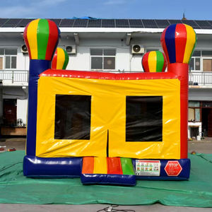 <span class=keywords><strong>Ballon</strong></span> à air chaud gonflable à thème de maison de fête d'enfant cavalier gonflable de château de maison de rebond de moonwalk pour des enfants - Product Image 2