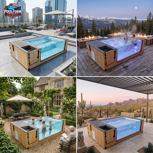 Fiberglass Above Ground <b>Pool</b> for Outdoor Swimming and Cold Plunge for Use fiberglass outdoor swimming <b>pool</b> - Product Image 4