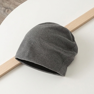 Bonnet en coton unisexe de haute qualité, style gaufré, multicolore, tricoté, coupe ample, avec broderie personnalisée ou logo imprimé - Product Image 3