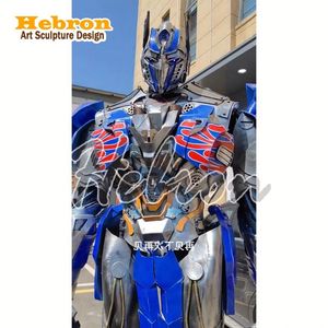 Costume Robot LED Mecha a Grandezza Naturale 1:1, Statua Meccanica di Alta Qualità, Action Figure EVA per Spettacoli - Product Image 6