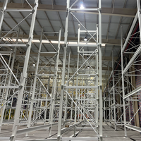Étagère à poutres robuste pour entrepôt intelligent, 5 à 10 niveaux, capacité de charge de 3000 kg, construction en acier métallique pour le stockage à long terme des matériaux