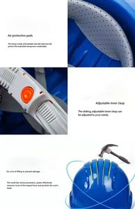 قبعة صلبة متينة بشريط عاكس من أجل العمل الصناعي - Product Image 6