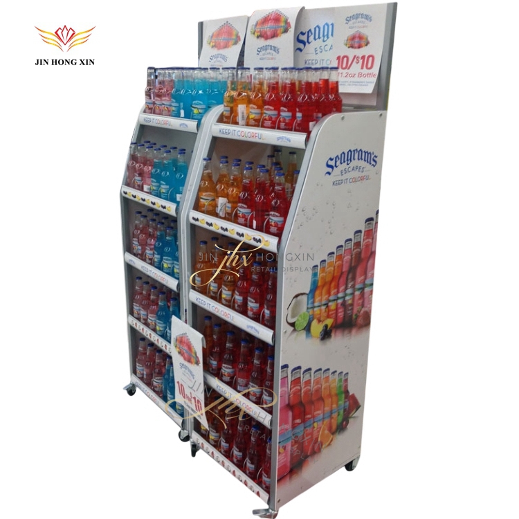 卸売レッドブルディスプレイラック、金属および木製の陳列棚-Alibaba.com