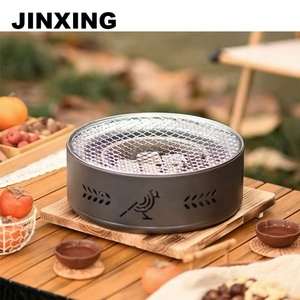 Griglia Affumicatrice da Tavolo Moderna, <span class=keywords><strong>Barbecue</strong></span> Portatile per Campeggio e Esterni, Forno <span class=keywords><strong>a</strong></span> <span class=keywords><strong>Carbone</strong></span> in Acciaio Inox con Superficie Antiaderente per Alimenti - Product Image 4