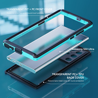 Coque de téléphone antichoc antichute Shellbox nouveau Design Sports de plein air couverture complète IP68 Standard étanche pour Samsung S22 Ultra