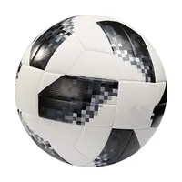 ที่กำหนดเอง PU พีวีซีฟุตบอลมือทำเครื่องฟุตบอลโลโก้ที่กำหนดเองลูกฟุตบอล