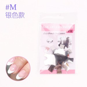 Bộ dụng cụ làm móng bằng thép không gỉ mạ vàng bạc nhiều màu, gồm 13 mẫu dao cắt móng kiểu Pháp, tạo đường cong dễ dàng. - Product Image 6