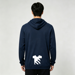 Wholesale Lightweight Hooded Sweatshirt <b>Jumper</b> Custom Logo Private Label Plain Raglan Sleeve Men's Hooded Polyester T <b>Shirts</b> - Product Image 4