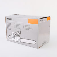 Nouvelle tronçonneuse à essence 381, 72,2 cm³, deux temps, haute puissance 3,3 kW, tronçonneuse industrielle pour l'exploitation forestière