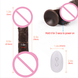 Dildo Simulato Nero Piccolo per Uomo, 23x4cm 380g, Resistente all'Acqua, Portatile, per Piacere Sessuale Adulto - Product Image 2