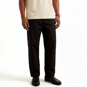 <span class=keywords><strong>Pantaloni</strong></span> <span class=keywords><strong>Eleganti</strong></span> da Uomo OEM Personalizzati, Slim Fit Estivi, Classici Vintage in Cotone con Chiusura a Zip, Gamba Dritta, <span class=keywords><strong>Pantaloni</strong></span> Formali da Completo - Product Image 2