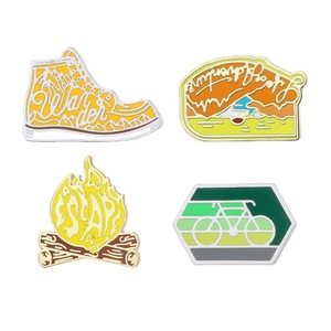Épingles de revers personnalisées en émail pour la randonnée, l'alpinisme, l'exploration forestière, l'aventure en plein air, le camping en tente - Fabricant Oneway - Product Image 5