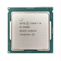 Nouveau processeur de bureau Intel Core i9-9900K 3,6 GHz, huit cœurs, seize threads, 16 Mo, 95 W, LGA 1151