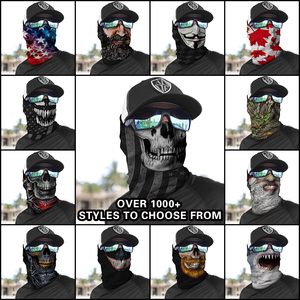 Maschera Facciale con Bandiera Americana Stampata, Bandana Tubolare Senza Cuciture Personalizzata, Protezione Solare Rinfrescante per Ciclismo e Feste - Product Image 6