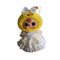Vêtements pour poupées en peluche à thème animalier pour BB3, ensemble de remplacement de costume de gentleman et robe de mariée à l'échelle 400 %