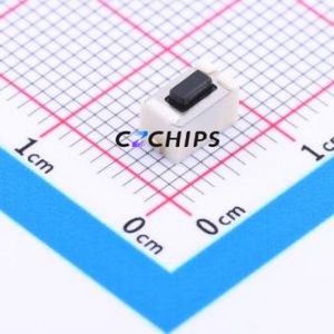 EVQPE104K Tactile Switch SMD,6x3.5mm Switch Single Pole Single Throw Rectangle Button 1N Vertical Mount - Product Image 1