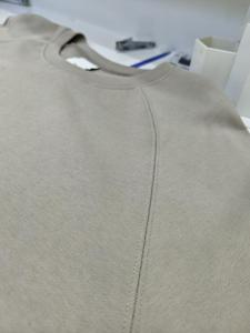Custom Crew Neck Sweatshirt Streetwear Blank Oversized Drop Shoulder Pullover <strong>White</strong> Sweatshirts
