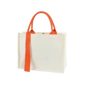Custom Gift Bag 3D <b>Ribbon</b> Advertising Laminated Digital Printed Large Capacity Canvas Handbag for Women Gift - Product Image 3