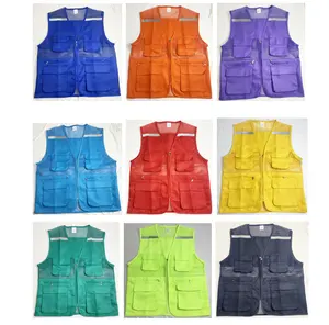 Work Clothes Clean Working Garment Volunteer Vest Mesh Vest Reflective Mesh Jackets Volunteer Jackets