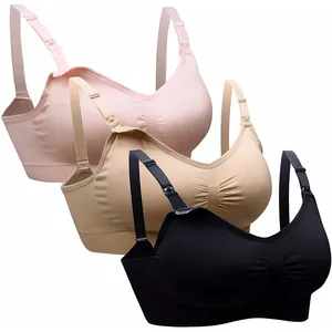<span class=keywords><strong>Soutien</strong></span>-<span class=keywords><strong>gorge</strong></span> d'allaitement d'été sans armatures pour femmes enceintes sous-vêtements de maternité tricotés en Spandex respirant <span class=keywords><strong>soutien</strong></span>-<span class=keywords><strong>gorge</strong></span> de tous les jours pour l'allaitement - Product Image 1