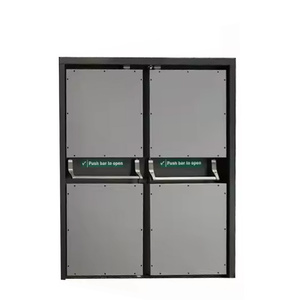 Ticari tek ve çift salıncak yangın anma acil çıkış panik <span class=keywords><strong>Bar</strong></span> kapı paslanmaz çelik malzeme temiz odalar ve tarım evleri için - Product Image 3