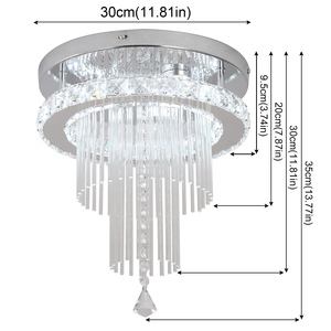 <span class=keywords><strong>Plafonnier</strong></span> LED Intelligent CCT Moderne à Télécommande en Saillie pour la Décoration Domestique - Product Image 2