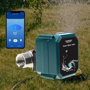 Tuya Smart Life Home Riego de jardín automático Válvula de agua inteligente Aspersor WiFi Válvula de agua Controlador de temporizador BSP/NPT