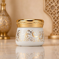 Vente de pots en verre pour cosmétiques, pots en verre cylindriques scellés, styles personnalisables