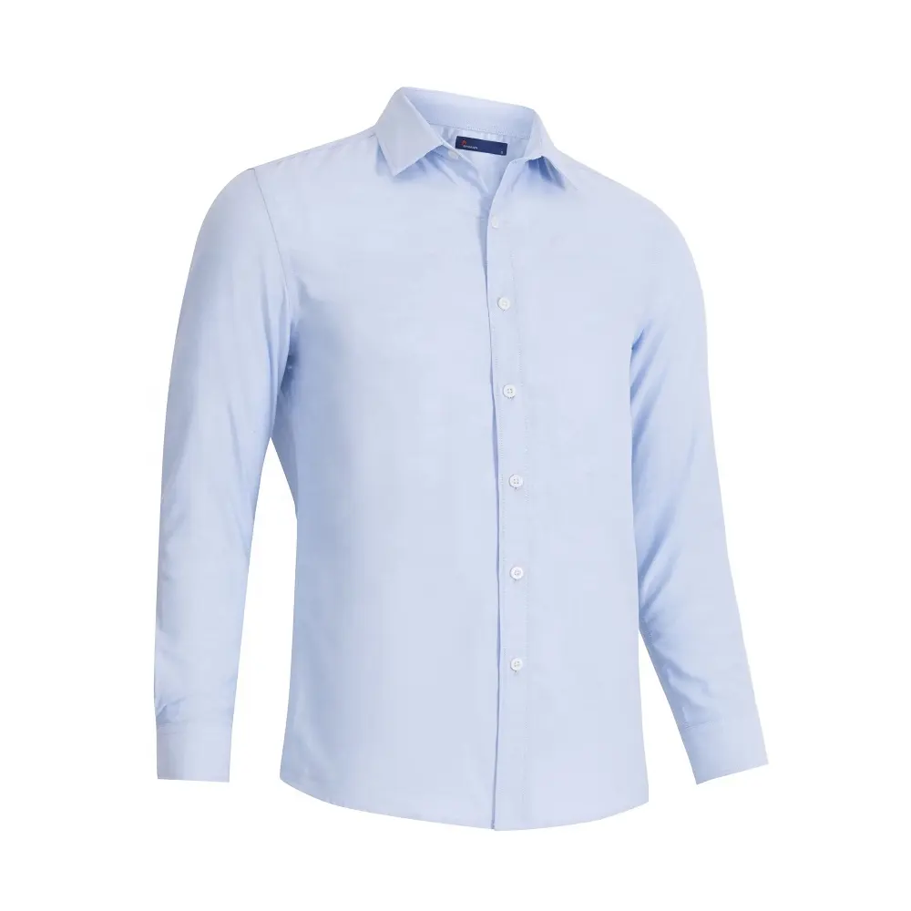 Vietnam latest design 100% cotton long sleeve formal dress shirt custom slim fit casual shirt for men