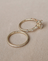AADIHI JEWELS R0041 Bague de fiançailles et de mariage en diamant de laboratoire taillé de 1,50 carat, or blanc 14 carats, solitaire antique de luxe plaqué rhodium