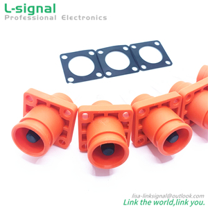 Connecteur HV de stockage d'énergie de charge de batterie Prise coudée Femelle Noir Rouge <span class=keywords><strong>Orange</strong></span> 1 Pin 12MM 350A Plastique IP67 Surlok <span class=keywords><strong>Plug</strong></span> - Product Image 2