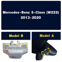 Caméra embarquée Holroadx 4K 2160P avec double objectif, WiFi, vision nocturne et module GPS pour Mercedes-Benz Classe S 2013-2020