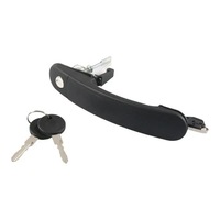 Poignée de porte avant avec clé pour Volkswagen VW Pointer 2000-2009 Golf MK3, poignée de porte extérieure de voiture, accessoires de voiture 373837205