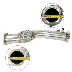 Tubo de bajada Universal plateado nuevo de alta calidad para <span class=keywords><strong>BMW</strong></span> 535D <span class=keywords><strong>335D</strong></span> E90 E91 E92 E60 <span class=keywords><strong>E61</strong></span> Diesel M57 tubo Turbo de escape DP29780 - Product Image 6